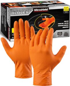 wcy 9 Mil Heavy Duty Orange Nitrile...
