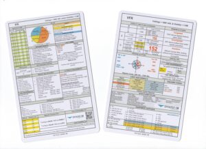 Crystal Pilot VFR and IFR Placard (...