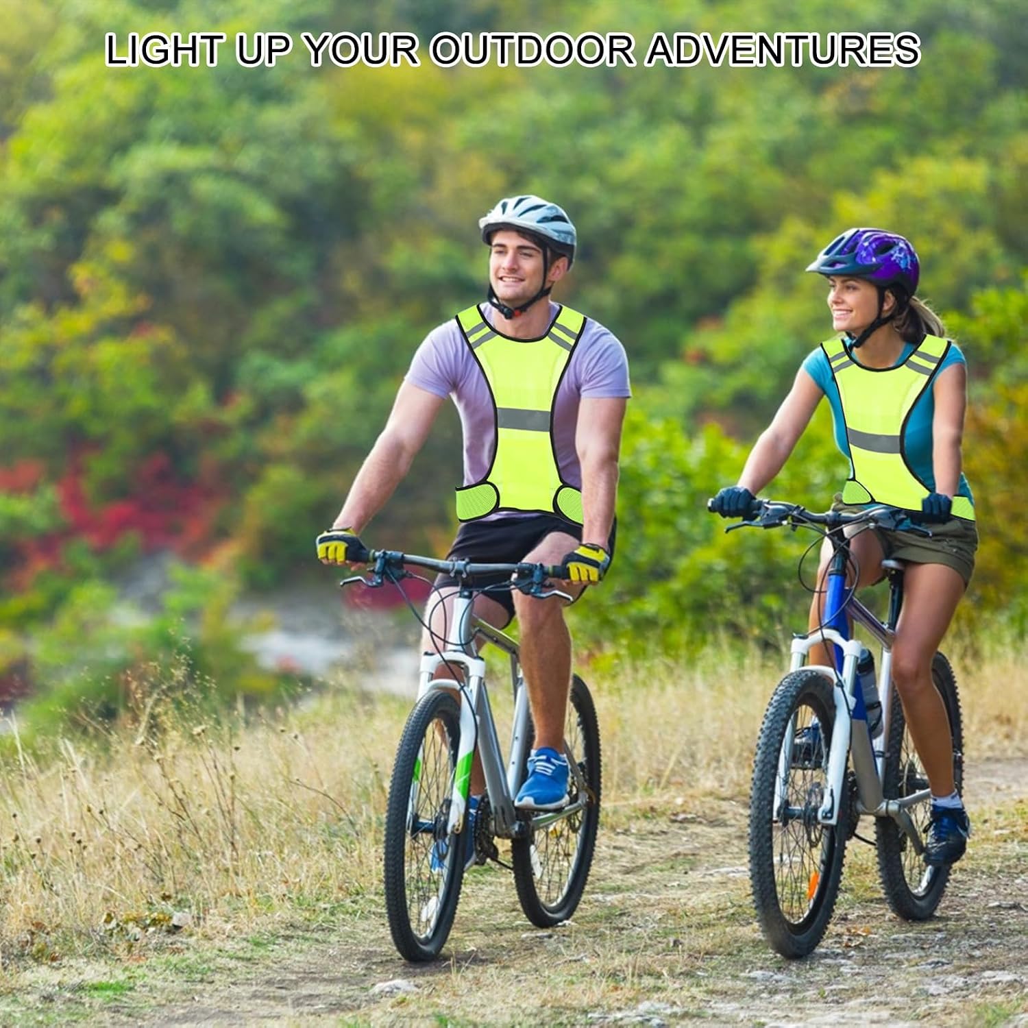 Ptwola Reflective Running Vest High Visibility Running Gear with Large Pocket Night Lightweight Reflective Safety Vest - Image 6