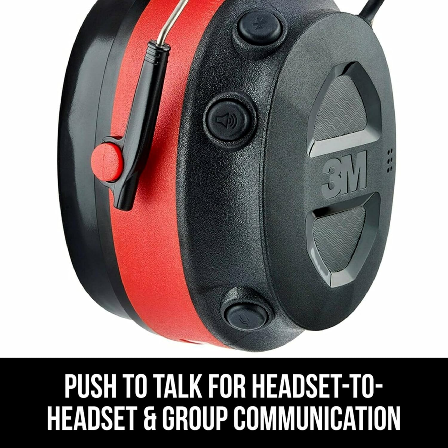 3M Pro-Comms Electronic Hearing Protection with Bluetooth Wireless Technology and External Microphones, Bluetooth Headphones, NRR 26 dB - Image 7