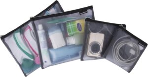 Travelon Set of 4 Mesh Pouches, Gra...