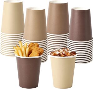 60 Pack 9 Ounce Brown Disposable Pa...