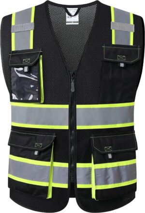 JKSafety Hi Vis Reflective Safety V...