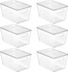 Vtopmart 6 Pack Clear Stackable Sto...