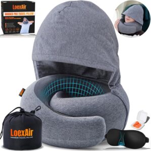 LOEXAIR™ Hooded Pro Travel Pillow...