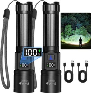 TrixHub Rechargeable Flashlights 2 ...