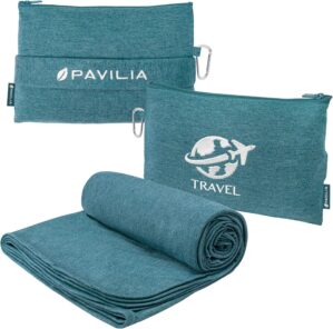 PAVILIA Travel Blanket Airplane Com...