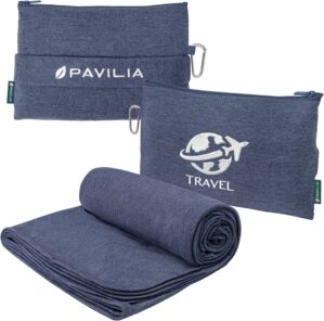 PAVILIA Travel Blanket Compact, Air...