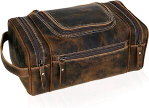 VC VINTAGE COUTURE Leather Toiletry...