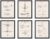 Monem Art 6-Piece Vintage Aviation Blueprint Print – Airplane Patent Poster – Aircraft Art – Technical Drawing Wall Design – Great Office or Living Room Decor – 8×10 UNFRAMED Wall Art