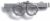 HWC POLICE SECURITY GUARD OFFICER PRIVATE INVESTIGATOR DETECTIVE HANDCUFF UNIFORM TIE CLIP NICKEL / SILVER FINISH, GREAT DEAL !