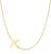 Kyerlyn Necklace for Women, Dainty Airplane/Swallow/Lightning Necklace Sideways Necklace Pendant Trendy Adjustable Chain Simple Choker Everyday Gifts