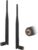 ADS-B Antenna 978MHz-1090MHz 6dBi Gain Wideband SMA Male for Software Defined Radios RTL-SDR FlightAware SDR Antenna for Aircraft Tracking Scanner Receiver (2 Pack),Kaunosta