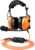 Aviation Ground Crew Headset, NC Mic, PTT, Comfort Pads, 6ft Cord w/ Plug