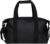 RAINS Hilo Weekend Bag Small – Black Waterproof Travel Duffel for Men and Women, Gym Carry On With Coated Zip, Shoulder & Compression Straps