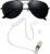 phnydreg 2Pcs Secret Agent Costume Security Guard Accessories Prop Earpiece Black Sunglasses for Boy Halloween Cosplay
