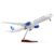 1/150 Large Scale Airplane Model for Boeing 777-300ER United 47cm Resin Aircraft with Display Stand, Airliner Collectible for Aviation Enthusiasts, Desk Decor Creative Gift for Retirees