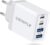 European Travel Plug Adapter, 40W 4-Port USB C Wall Charger Plug Type C Fast Charging Block International Power Adaptor US to Europe EU for iPhone 17 16 15 14 13 12 11 Pro Max XS, iPad, Galaxy