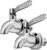 Oak Leaf Replacement Spigot for Beverage Dispenser, Stainless Steel Spigot for Drink Dispenser, Water Dispenser Faucet, Food Grade, 2 Pack