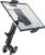 EEEKit Tablet Yoke Mount, Aircraft Yoke Tablet Holder, 360° Adjustable Metal Arm, Aviation Trainer Clamp Holder Compatible with iPad, Smartphones, 4–10 Inch Devices