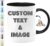 Custom Mug With Pictures – Personalized Coffee Mug With Photo, Text, Logo | Customized Gifts for Men & Women | Taza Personalizada 11oz Tea Cup Printed on Both Sides | Birthdays, Holidays, Mother’s Day