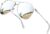 Joopin Polarized Metal Aviation Sunglasses Men, Classic Military Sun Glasses Women, Rectangle Shades UV400 Protection Costume