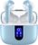 TAGRY Bluetooth Headphones True Wireless Earbuds 60H Playback LED Power Display Earphones with Wireless Charging Case IPX5 Waterproof in-Ear Ear buds with Mic for TV Smart Phone Laptop Computer Sports