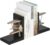 Aviation Decor Pilots Gifts,Airplane Decor Pilot Gifts for Men,Airplane Propeller Bookends Set for Aviation Lovers,Rustic Home Accessories Office Tudy Room Library Desktop Bookshelf