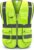 XIAKE Reflective Safety Vest for Men & Women High Visibility Class 2 Vest with Pockets Meets ANSI Standards