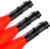 3 Pack Red LED Flashlight Single Mode Red Light Flashlight One Mode Zoomable Night Light Torch for Astronomy Aviation and Night Observation