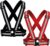 Reflective Strap Safety Vest Gear – 2-10 Pack Adjustable High Visible Reflective Running Gear for Women Men Night