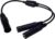 Wirenest GA Twin Plug to Airbus 5 Pin XLR Headset Adapter – Dual General Aviation PJ-055 (.206″) and PJ-068 (.25″) Jacks Connector – Compatible with Most Major Brand Pilot Headsets