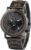 BOBO BIRD Wooden Mens Watches Wood & Stainless Steel Combined Chronograph Military Quartz Casual Wristwatches