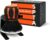 SPTA Ultra Soft Detailing Brush, Car Detail Brush, Orange Handle XL Synthetic Brush – Ultra Soft Bristles, Comes with Storage Rack, Covers Large Area Inside or Outside Vehicles