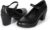 Cusolemore Mary Jane Heels with Arch Support, Closed Round Toe Chunky Pumps for Women, Comfortable Block Heel Dress Shoes
