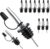 Pafusen 12 Pack Liquor Pour Spout With Dust Caps – Bottle Pourers for Alcohol, Olive Oil – Speed Pourers, Bar Bartender Accessories