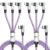 90 Degree 3-in-1 Multi Charging Cable 2Pack 5FT – Right Angle USB C to Type C/IP/Micro USB, Gamer & Travel Essential for iPhone 17-12, Galaxy, Huawei, iPad and More