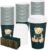 Whaline 50 Sets Tartan Bear Coffee Cups with Lids Sleeves 16 oz We Can Bearly Wait Party Cup Vintage Green Blue Plaids Disposable To Go Cups for Baby Shower Birthday Beverage Hot Chocolate