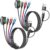 Travel Essentials 4IN2 USB C Cable for Apple Watch Charger/iPhone 17, 5FT | Dual Type-C Ports Multi Charging Cable, iWatch Charger For iWatch Ultra/SE/11-2, iPhones, Carplay, Travel iPhone Charger