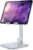 elitehood Aluminum iPad Stand, Adjustable Tablet Holder for Desk, Desktop Tablet Stand Dock for iPad Pro 12.9 11, Air Mini 4 5 and More 4-13.5 inches Tablets, Silver