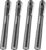 WORKPRO LED Pen Light, Aluminum Pen Flashlights, Pocket Flashlight with Clip for Inspection, Emergency, Everyday, 2AAA Batteries Include, Gray(4-Pack)