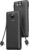 VEGER All in One Travel Portable Charger with Built-in AC Plug & Cables, 10000mAh Slim Power Bank Battery Pack, 15W Fast Charging Compatible with iPhone, Samsung, Android-Black