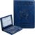 Passport Holder Cover Wallet Case RFID Blocking Leather Card Slot Travel Accessories Documents Organizer Protector for Women Men, Navy Blue
