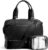 Travel Duffle Bag for Women,40L Weekender Bags Airline Approved Carry On with Shoe Compartment & Waterproof Wet Pocket, Durable Nylon Weekender Overnight Bag for Travel, Gym, Business Trip, Black