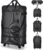 Hanke Suitcases with Wheels Expandable Foldable Luggage Bag Suitcase Collapsible Rolling Travel Bag Duffel Bag for Men Women Lightweight Suitcases without Telescoping Handle, Black