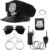 Police Costume Accessories Adjustable Cop Hat for Adult Kids Police Officer Theater Dress Up Theme Party Halloween costume Accessories