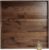 24 x 24 Inches Extra Large Square Black Walnut Wood Ottoman Tray with Handles, Serve Tea, Coffee or Breakfast in Bed, Classic Wooden Decorative Serving Tray