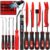 15PCS Pick and Hook Tool Set with Magnetic Pickup Tool, Trim Removal Tools, Fastener Remover and Storage Bag, Precision Hook and Pick Set for O-Ring, Gasket, Seal, Hose Removal and Automotive Repair