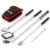 Telescoping Magnetic Pickup Tool Set, Inspection Mirror Telescoping, LED Flashlight, Cool Gadgets for Men, Stocking Stuffers, Gifts for Dad, Husband, Kids, Boyfriend, Magnet Stick(Red)