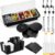 Mifoci Bartending Supplies 5 Compartments Garnish Tray with Lid Bar Caddy 3 Tier Glass Rimmer Stainless Steel Bottle Pourers Juice Pouring Cocktail Tools Plastic Serving Accessories